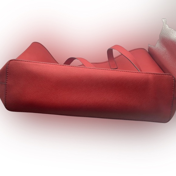 Aurhentic Michael Kors Red Tote - Picture 4 of 7